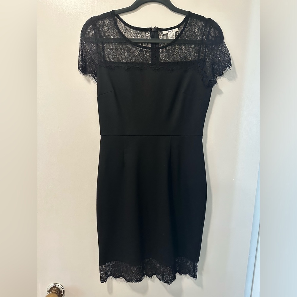 Bar III black dress with lace